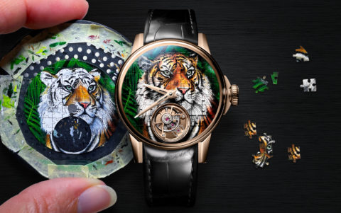 Presenting Louis Moinet's Savanna Tourbillon Watch With Painted