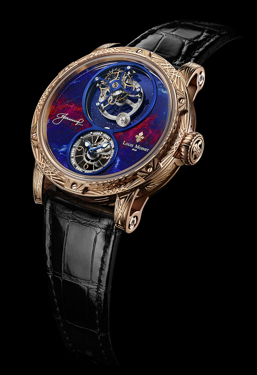 Metropolis Moon - A genuine Moon meteorite in your watch - Louis Moinet